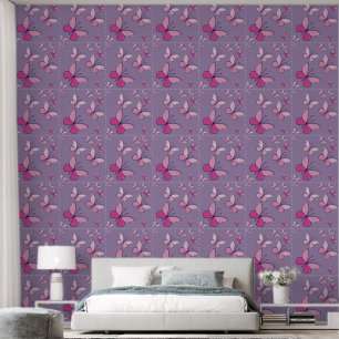 Papier Peint Beurre rose mignon Flutter Améthyste