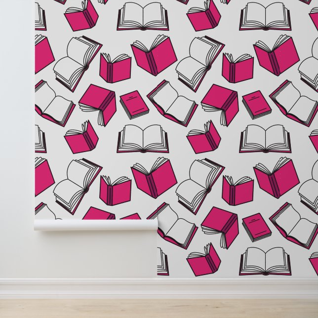 Papier Peint Bibliothèque Livres École Salle de classe (Application)
