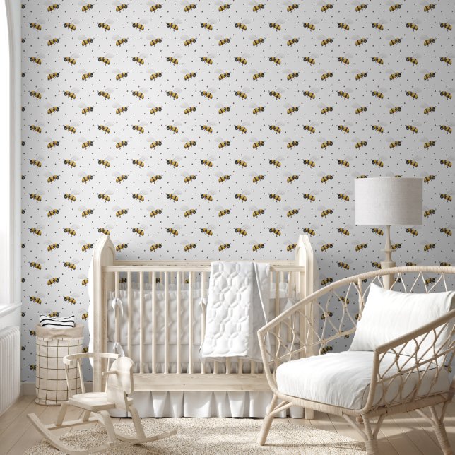 Papier Peint Big Bold Bee Motif (Enfants)