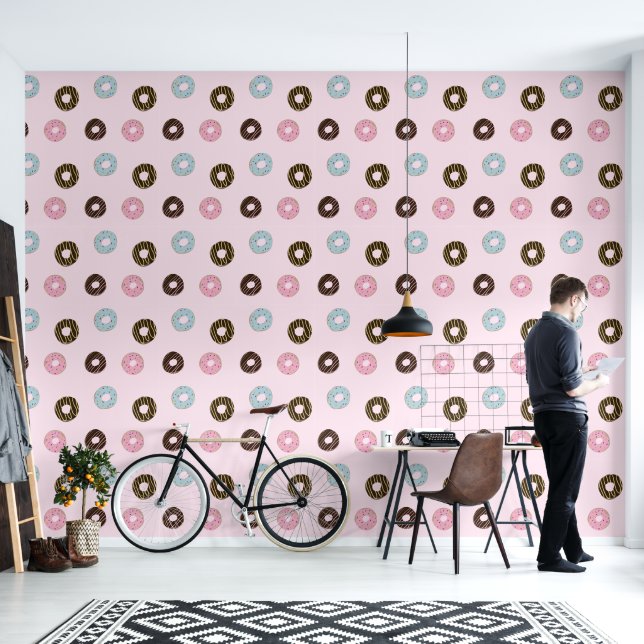 Papier Peint Bignon rose (Salon)