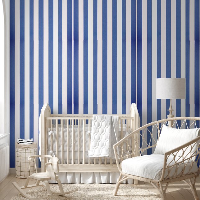 Papier peint Bleu & Blancs (Enfants)