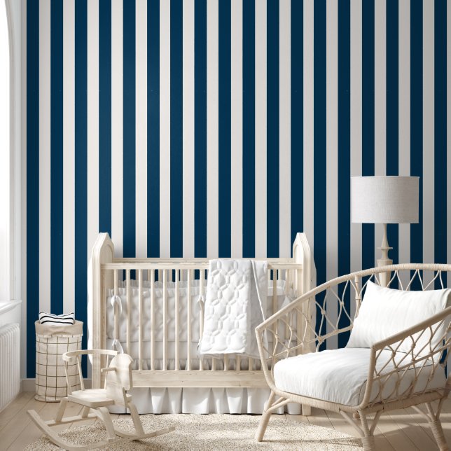 Papier Peint Bleu de la marine (Enfants)