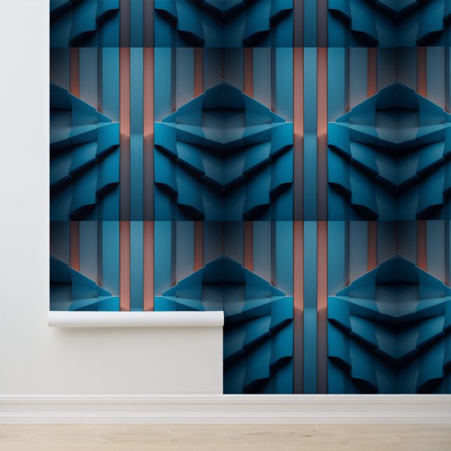 Papier Peint Bleu élégant (Application)