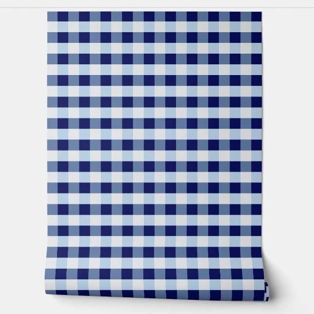 Papier Peint Bleu et blanc (Déroulement)