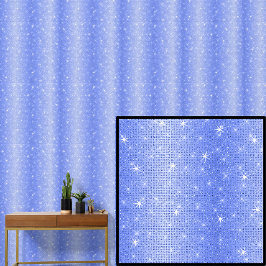 Papier Peint Bleu foncé moyen clair rayures avec étoiles étince