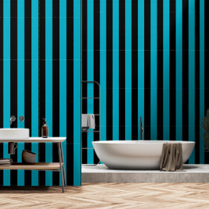 Papier Peint Bleu Noir Et Turquoise Ultra Large 4 Pouces