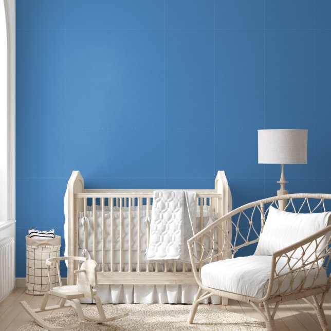 Papier Peint bleu vif, bleu ciel (Enfants)