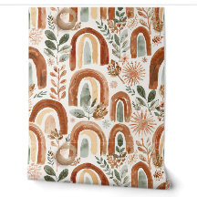 Papier peint bohème, Papier peint bohème à motifs