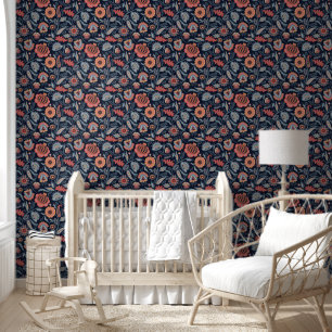 Papier peint - Boho Floral Design arrière - plan b