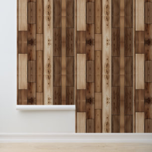 Papier Peint Bois rustique Texté