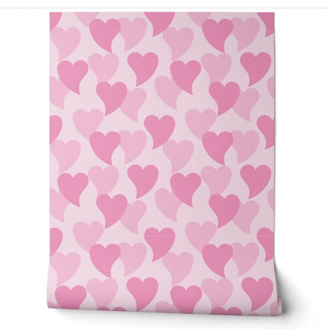 Papier Peint Bons Coeurs Motif sans couture (Déroulement)