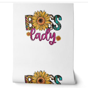 Papier Peint Boss Lady Tournesol Léopard Vache Imprimante W