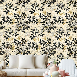 Papier Peint Botanique feuille forêt tropicale nature déco de v