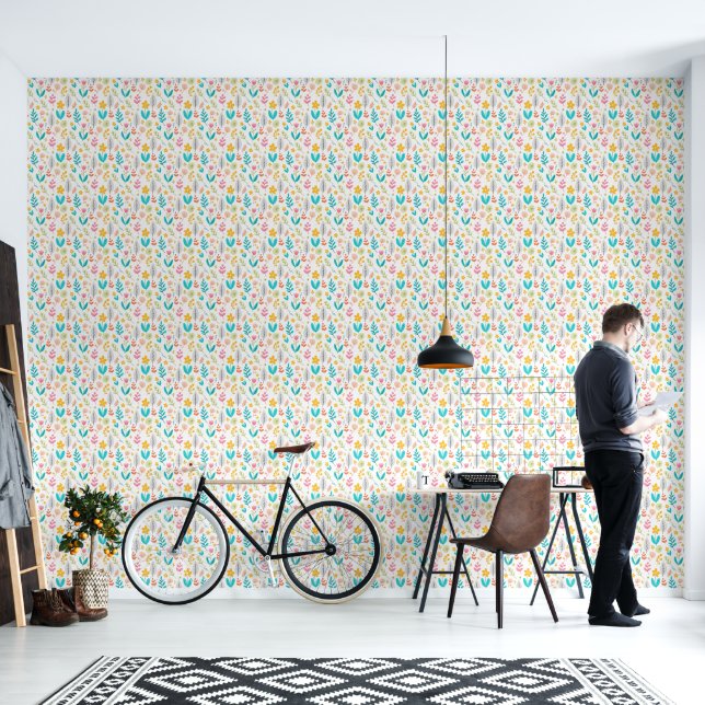 Papier Peint Botaniques florissantes (Salon)