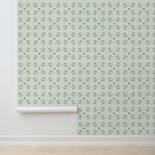 Papier Peint bouquets de printemps motif (Application)