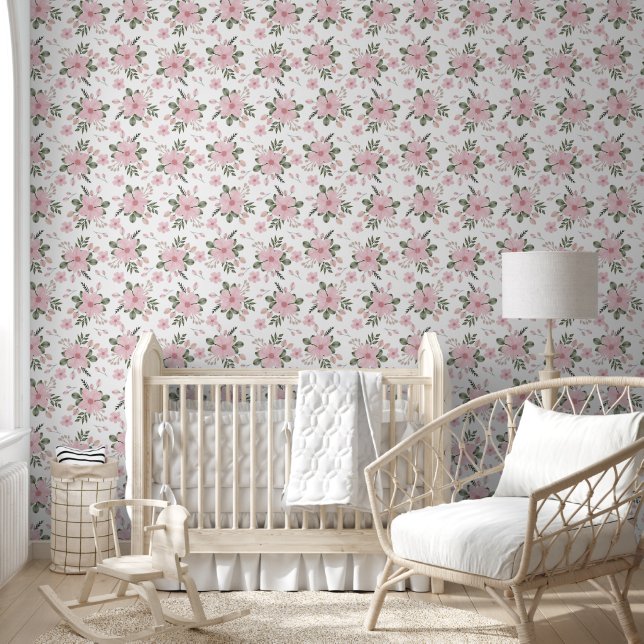 Papier Peint Bouquets de rose douce (Enfants)