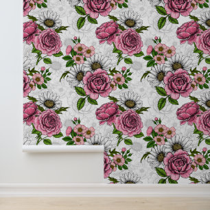Papier Peint Bouquets d'été
