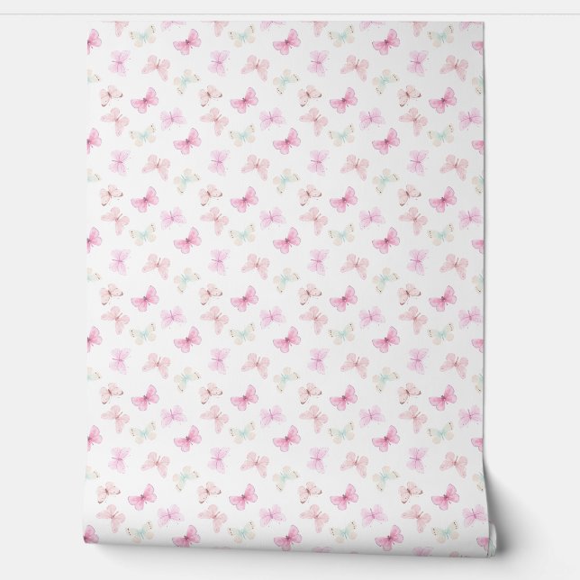 PAPIER PEINT BOUTEILLE ROSE (Déroulement)