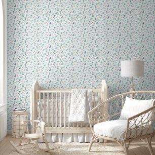 Papier Peint Branches et aiguilles de pin Motif