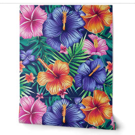 Papier Peint Bright Tropical Floral