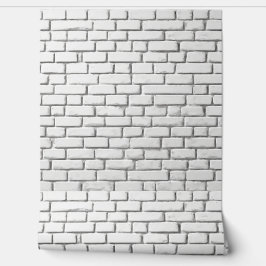 Papier Peint Briques blanches Motif rustique  Cool classique