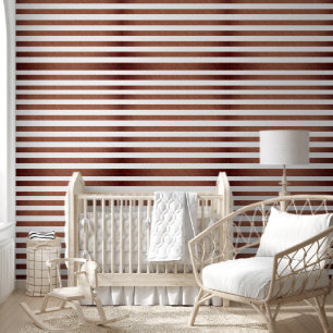 Papier peint Brown et blanc