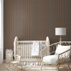 Papier Peint Brown planque en bois minuscule motif