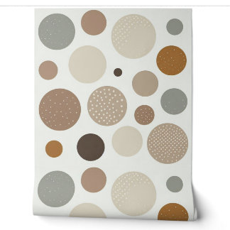 Papier Peint Bulles de ton beige