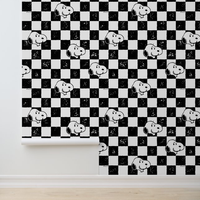 Papier Peint cacahuètes | Drapeau À damiers Snoopy (Application)