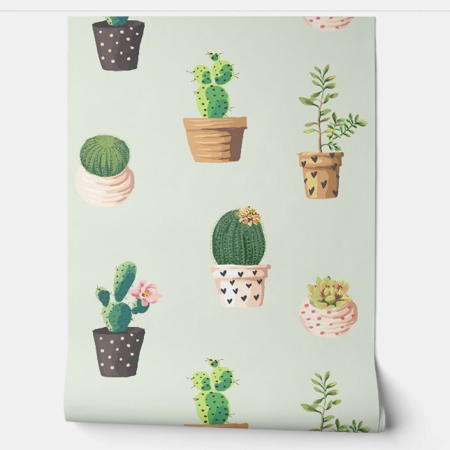 Papier Peint Cactus (Déroulement)