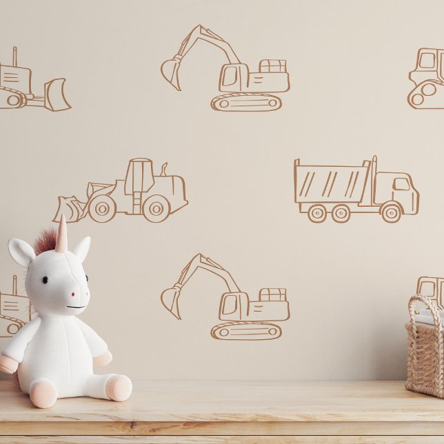 Papier Peint Camion de constructeur de véhicules de constructio (Créateur téléchargé)