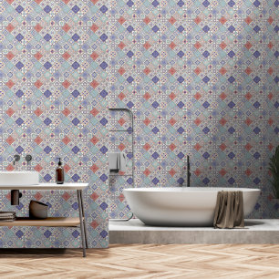 Papier Peint Carreaux marocains Motif géométrique traditionnel