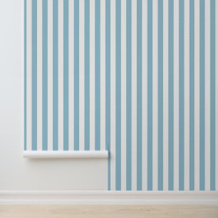 Papier Peint Carreaux/rayures/Vichy bleus