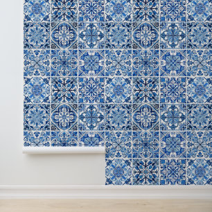 Papier Peint Carrelage méditerranéen, Portugais, Azulejo, Majol