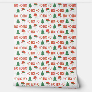 Papier Peint Casquette de l'arbre de Noël et HO HO