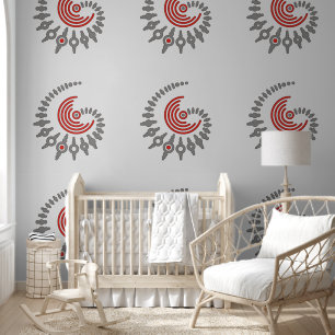 Papier Peint Cercle de coupe - pictogramme extraterrestre 6