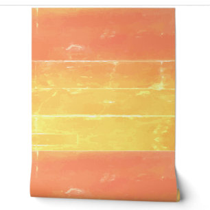 Papier Peint Chaleureux Bright Orange Blanc Abstrait Rayures Co
