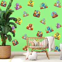 Chambre d'enfants Halloween avec dinosaure bébé mi