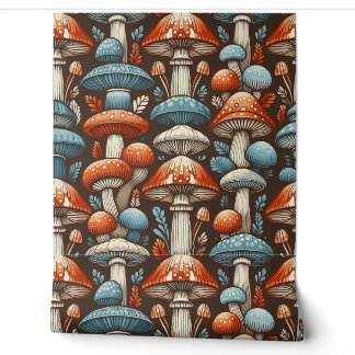 Papier Peint Champignons Americana