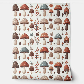 Papier Peint Champignons en marche