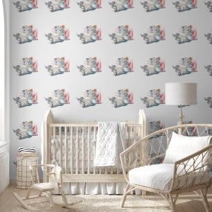 Papier Peint Chat bébé mignon amusant