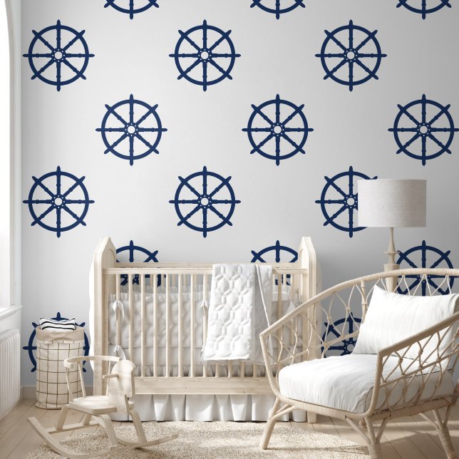 Papier Peint Chauffe-roue de la marine côtière nautique (Enfants)