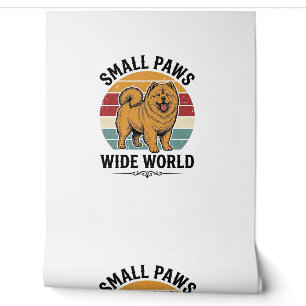 Papier Peint Chemise Chow Chow Petites Pattes Grand Monde Vinta