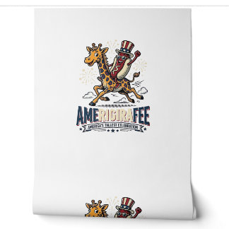 Papier Peint Chemise drôle Amerigiraffee patriotique girafe hot