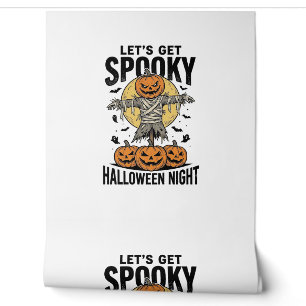 Papier Peint Chemise Épouvantail Citrouille Graphique Halloween