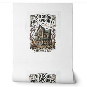 Papier Peint Chemise Halloween précoce Design de maison hantée