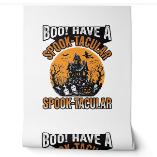 Papier Peint Chemise Maison Hantée Halloween Spook-Tacular Vint