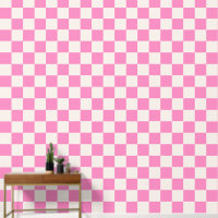 Chèque rose, Motif en damier, À damiers