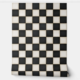 Papier Peint Chèques blancs noirs et antiquités