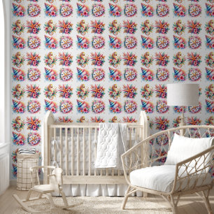 Papier Peint Cheval de mer tropical, poisson étoilé, littoral d